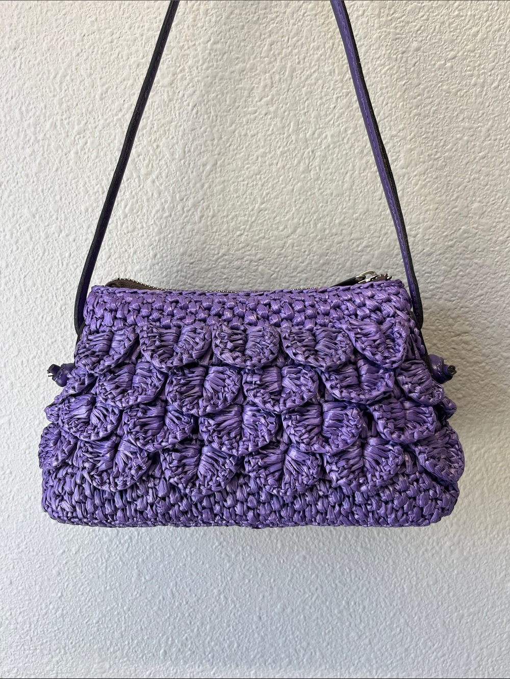 Patricia Nash violet Bacoli  crossbody bag
